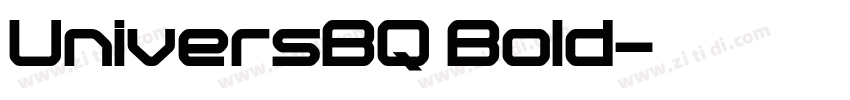UniversBQ Bold字体转换 UniversBQ Bold字体转换